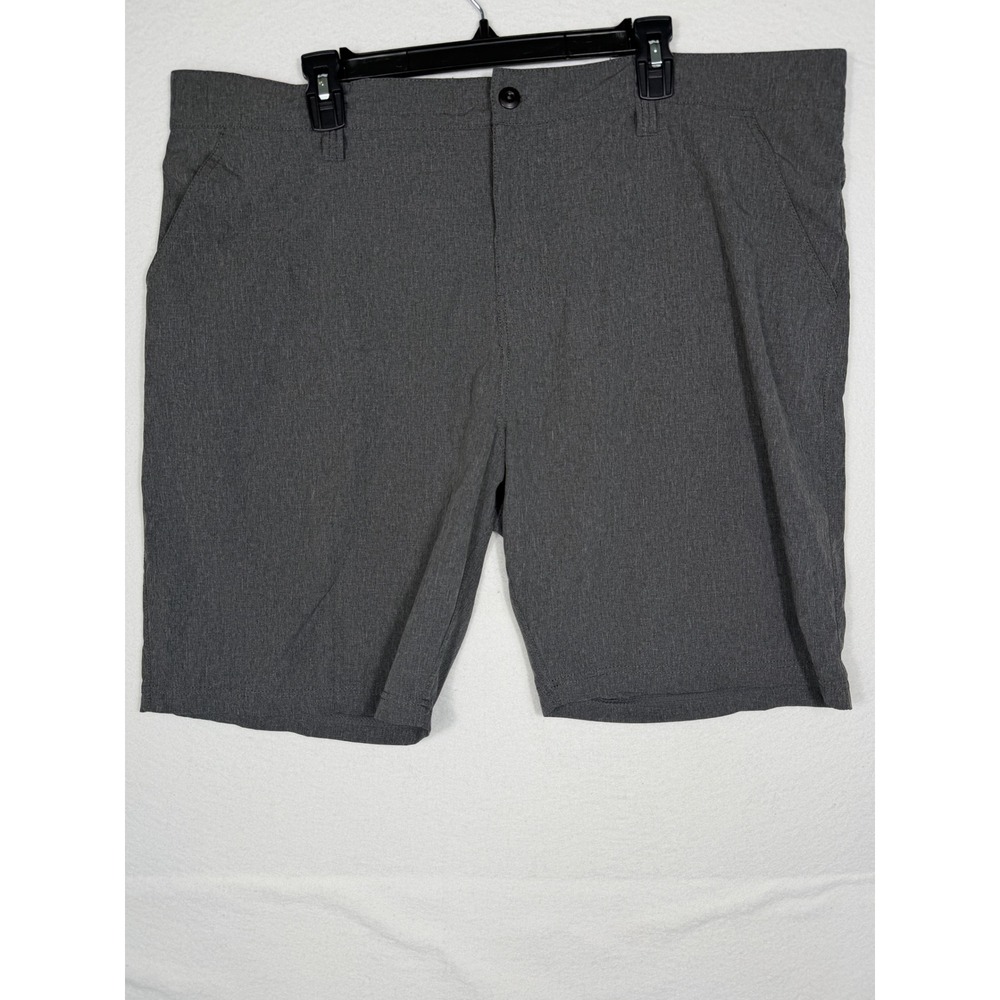 prAna Shorts Men 40 Gray Heathered Stretch Hiking Outdoor M31170323 Gorpcore‎